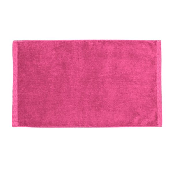 Towelsoft Premium Velour Hand Face Sports Towel 16 inch x26 inch Hot Pink HandTowel-GV1201-HPNK